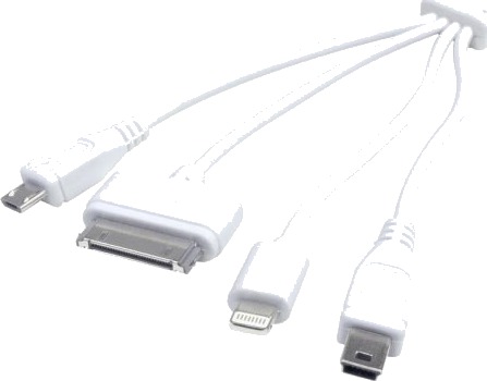 Eufab Usb Laderkabel Usb A Hanplugg Apple Lightning Apple 30 Pol Usb Micro B Hanplugg Usb Mini B Hanplugg 0,37 M 16494
