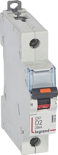 Legrand DX3 MCB automatsikring D2 1P 1M 25kA