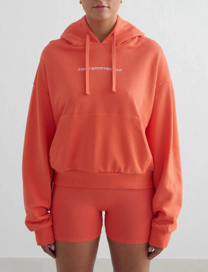 aim´n Chunky Terry Hood - Orange - S aim´n Chunky Terry Hood - Orange - S