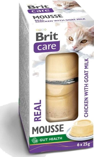 Brit Care Cat Mousse Chicken & Goat Milk 6x25 g