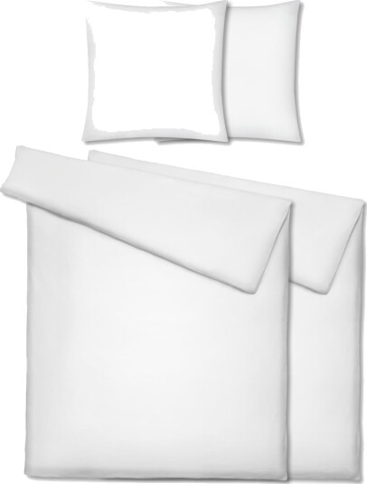 PULSIVA Sengesett Parma; 135x200 cm BxL 80x80 cm LxB; Hvit; 2 Sett / Forpakning PULSIVA Sengesett Parma; 135x200 cm BxL 80x80 cm LxB; Hvit; 2 Sett / Forpakning