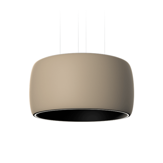 Intra Lighting Black Hole Taklampe med Lydsystem Ø84 Beige Intra Lighting Black Hole Taklampe med Lydsystem Ø84 Beige