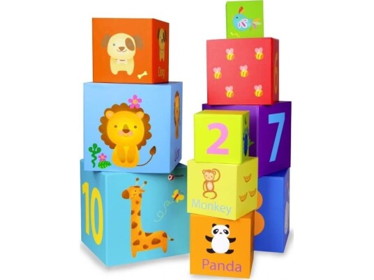 Klassisk verden Klassisk verden Magic Box Blocks Puzzle Tower Box Pedagogisk leketøy