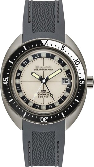 Bulova Oceanographer GMT 98B407 - Herre - 41 mm - Analog - Kvarts urverk - Safirglass