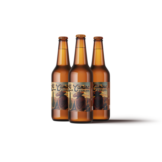 El Camino Mexican Lager Etikett 60 stk Passer til boks og flaske, 110 x 80 mm