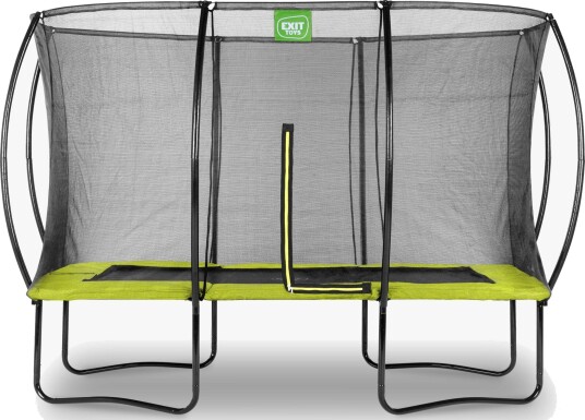 Exit Silhouette Trampoline Inkl. Sikkerhetsnett 244x366 cm, Grønn Exit Silhouette Trampoline Inkl. Sikkerhetsnett 244x366 cm, Grønn