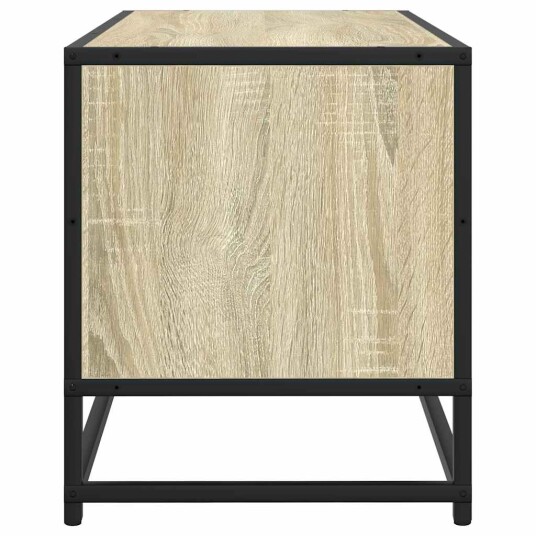  TV-benk sonoma eik 100x34,5x40 cm konstruert tre og metall 8721102838743