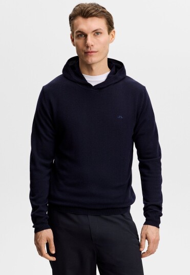J. Lindeberg Karl Merino Hoodie   Navy   XL