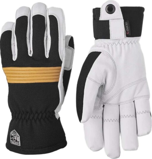 Hestra Couloir 5 Finger 8, Black/Offwhite