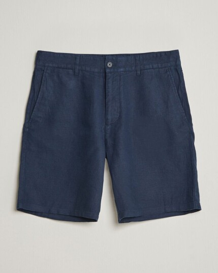 NN07 Aden Linen Shorts Navy Blue NN07 Aden Linen Shorts Navy Blue