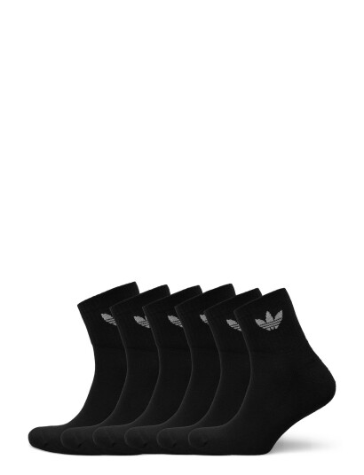 adidas Originals 1/4 Socks 6P - Black - 34-36 adidas Originals 1/4 Socks 6P - Black - 34-36