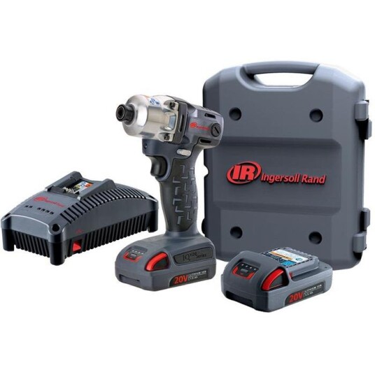 Ingersoll Rand Muttertrekker Med 1 4 Tommer Feste Batteri Og Lader Modell W5111EU K2