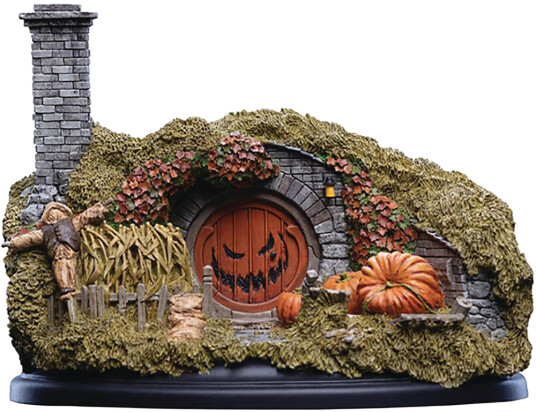 Polystone 16 Hill Lane Hobbit Hole Halloween Edition