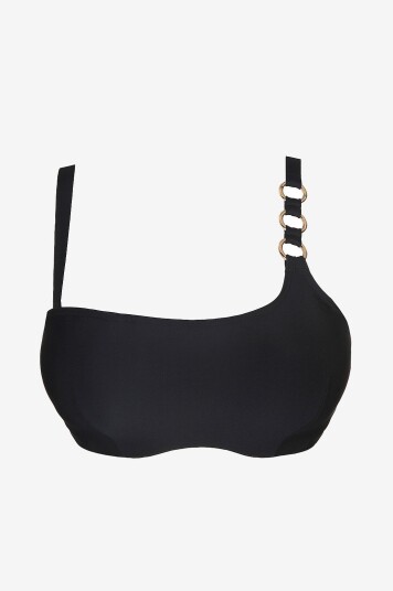 PrimaDonna - Bikini-BH Damietta Black Padded Strapless Bikini Top - Svart