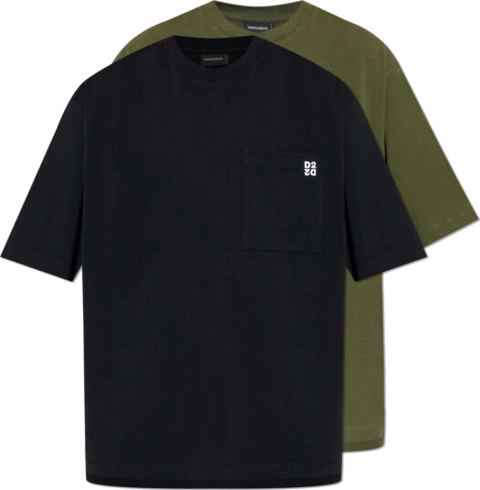 Dsquared2 Herre Topper Flerfarget 3XL, Dsquared2 Herre Topper Flerfarget 3XL,