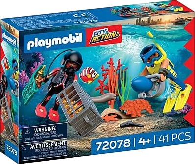 Playmobil Politidykker med Skatt City Action Lekefigur - 41 Deler Playmobil Politidykker med Skatt City Action Lekefigur - 41 Deler