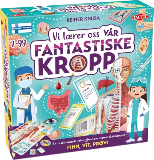 Tactic Barnespill Vi Lærer Oss: Vår Fantastiske Kropp Tactic Barnespill Vi Lærer Oss: Vår Fantastiske Kropp