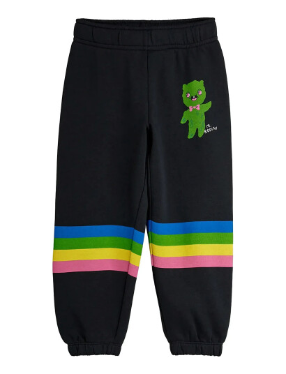 Mini Rodini Alien Stripe Sp Sweatpants Black 104/110