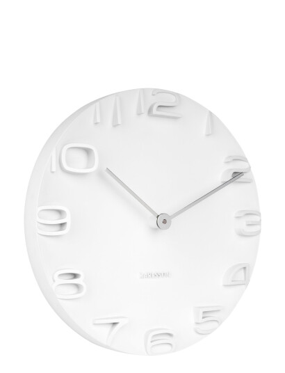 KARLSSON Wall Clock On The Edge - White - 42CM