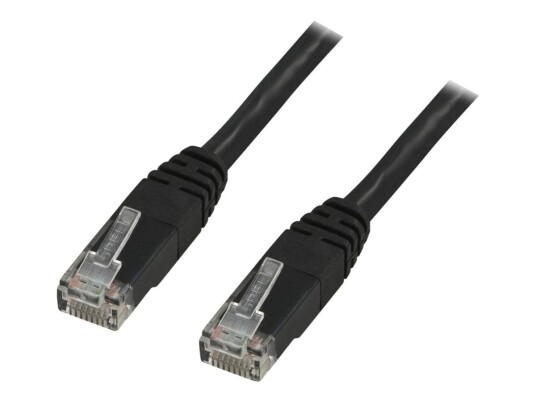 Deltaco CAT 6 UTP Koblingskabel 15 m Svart - RJ-45 Hann til Hann Deltaco CAT 6 UTP Koblingskabel 15 m Svart - RJ-45 Hann til Hann