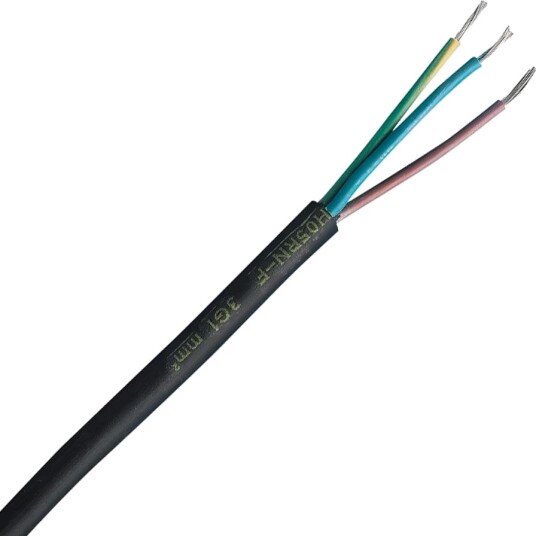 EL Triflex Gummikabel 3G1,5mm2 450/750V H07RN-F metervare 1-500m