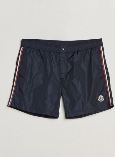Moncler Contrast Band Swim Shorts Navy