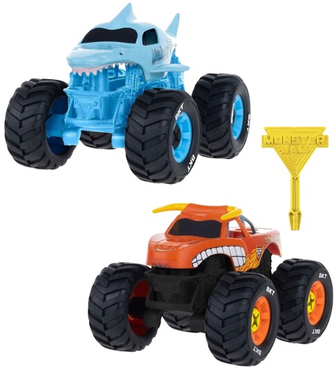Monster Jam Monstertruck Mechanix 1:43 El Toro Loco Og Megalodon