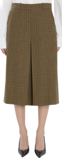 Saint Laurent Dame Skjørt Brun M,