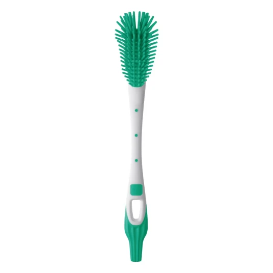 MAM Soft Brush Flaske Rengjøringsbørste med Myk Silikonhode Grønn