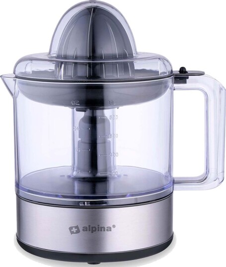 Alpina Sitruspresser 30W (0,8 liter) Rustfritt stål