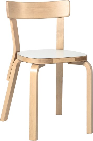 Artek 69 Spisestol Hvit Laminat Artek 69 Spisestol Hvit Laminat