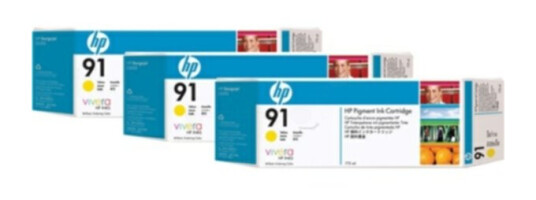 HP C9485A HP 91 Blekkpatron gul