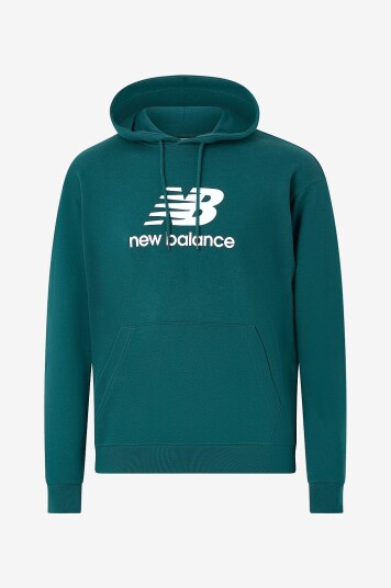 New Balance - Hettegenser Sport Essentials French Terry Logo - Grønn