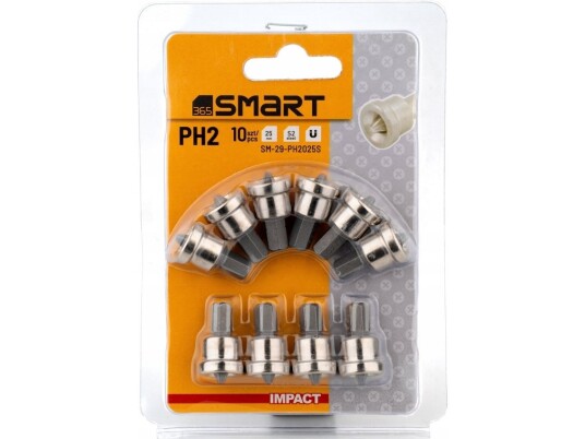 Smarte Ph2 Bits Med En 25Mm Limiter 10Stk Smart
