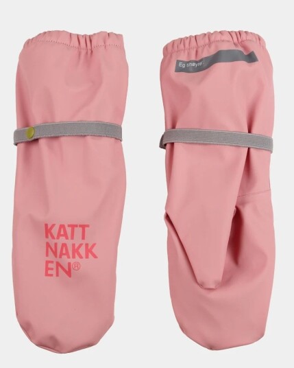 Kattnakken Regnvotter Barn Rosa Krystall 5 6 år