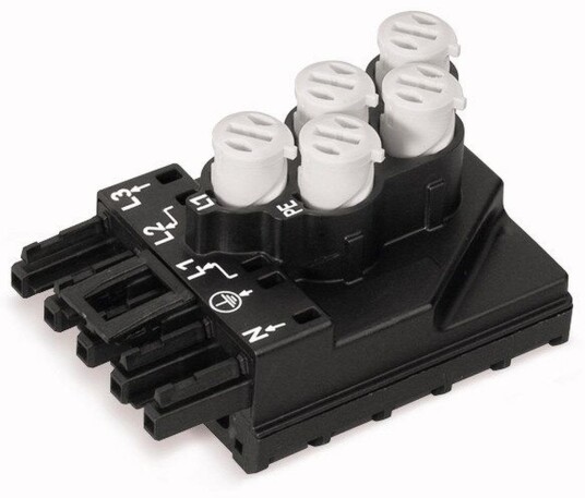 Wago Avtappingsenhet 5-Polet 400V 772-262 Wago Avtappingsenhet 5-Polet 400V 772-262