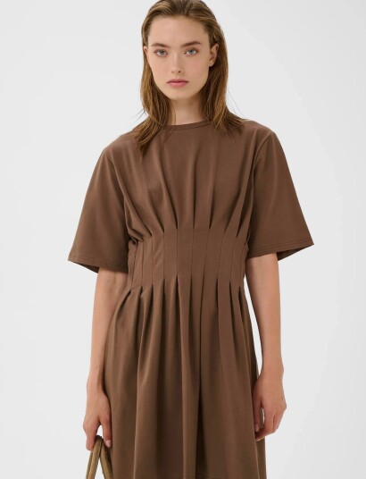Gestuz Gzinez Short Dress Brown S Gestuz Gzinez Short Dress Brown S