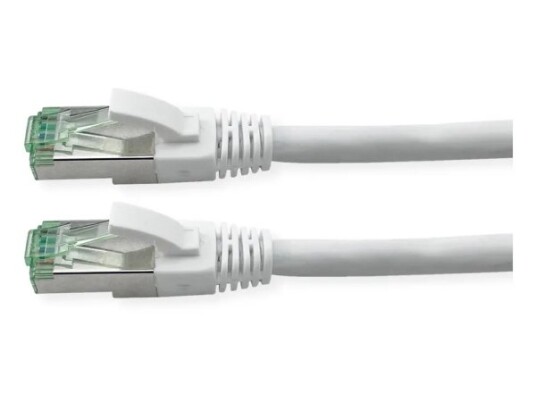 Roline Rm S/Ftp Patchkabel Cat6a/Kl.Ea Tpe Weiss 0,3M Ftp Pimf 0,3M Cat6a S/Ftp S-Stp Rj-45 Rj-45 Hvit