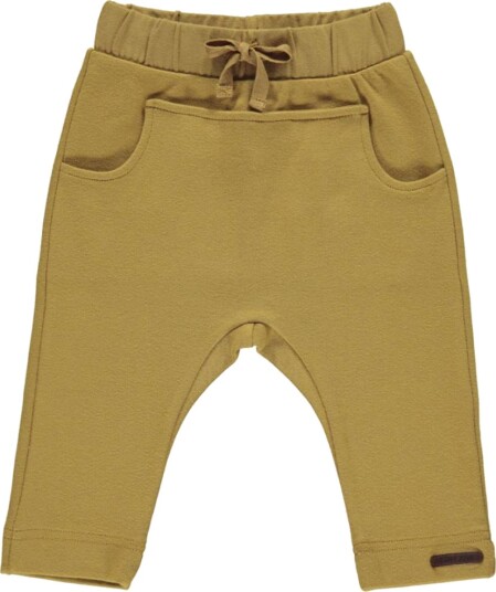 Sennepsgul Marmar Powell B Light Double Jersey Bukse (74 / 9 mnd)