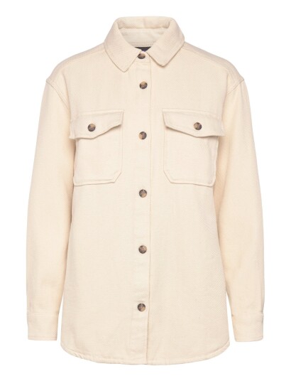 Patagonia W"s Fjord Loft Overshirt Jkt Cream XL