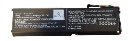 CoreParts Laptop Battery for Razer (MBXRZ-BA0009)