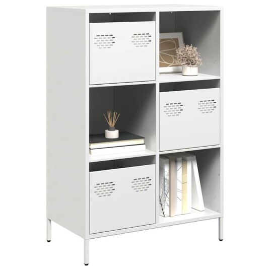  Highboard hvit 68x39x103,5 cm stål 8721102931680