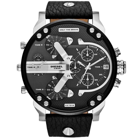 Diesel Mr. Daddy 2.0 DZ7313 - Herre - 57 mm - Analog - Kvarts urverk - Mineralglas Diesel Mr. Daddy 2.0 DZ7313 - Herre - 57 mm - Analog - Kvarts urverk - Mineralglas