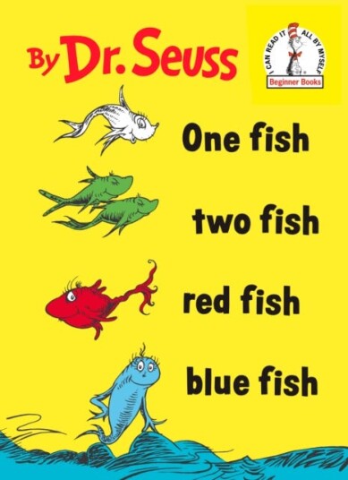 One Fish, Two Fish, Red Fish, Blue Fish Av Dr. Seuss
