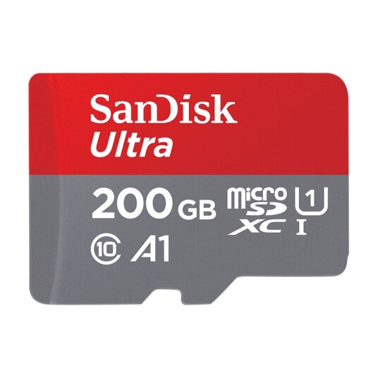 SANDISK ULTRA MINNEKORT 200 GB MICROSDXC KLASSE 10