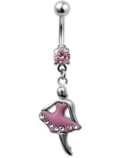 Cocktail Lady Navlepiercing Rosa