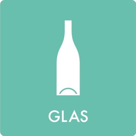 Piktogram Glas 12X12 Cm,Stk Piktogram Glas 12X12 Cm,Stk