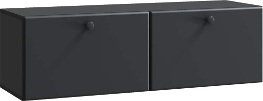 Vegghengt TV skap 98 x 31 x 30 cm Svart Konstruert tre Vegghengt TV skap 98 x 31 x 30 cm Svart Konstruert tre