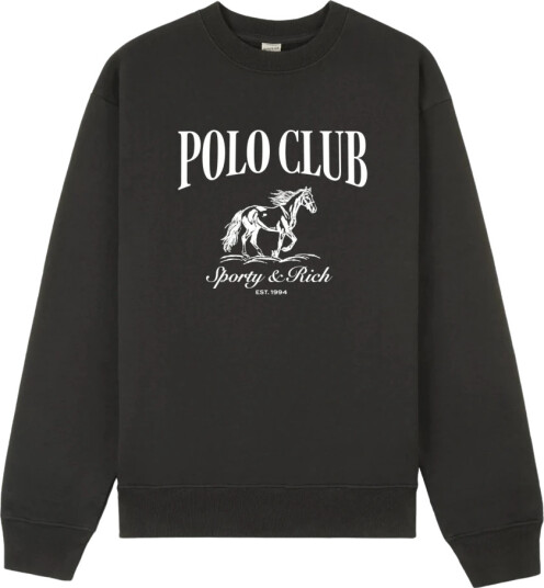 Sporty & Rich Dame Gensere & Hettegensere Svart M,