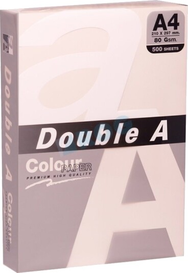 Double A Farget Papir A4 80 g 500 ark Elfenben Double A Farget Papir A4 80 g 500 ark Elfenben